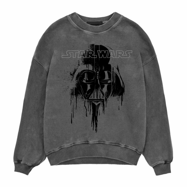 Superheroes Inc. Star Wars - Dripping Vader (Unisex Black Sweatshirt)