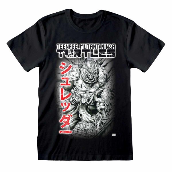 Teenage Mutant Ninja Turtles Artist Series - Stomping Shredder (Unisex Black T-Shirt)