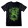 Universal Monsters - Frankenstein Green (Unisex Black T-Shirt)