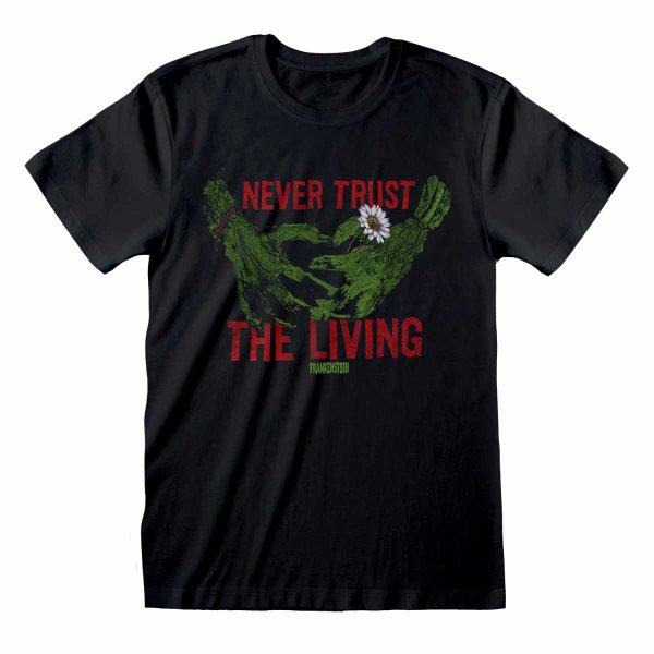 Universal Monsters - Never Trust The Living (Unisex Black T-Shirt)