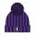 Wednesday - Stripes ( Unisex Purple Pom Beanie) One Size