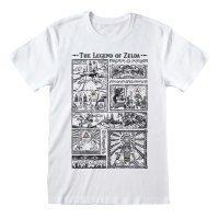 Nintendo Legend Of Zelda - Drawings (Unisex White T-Shirt)