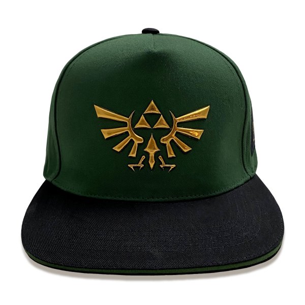 Nintendo Legend Of Zelda - Symbol (Unisex Green Snapback Cap) One Size