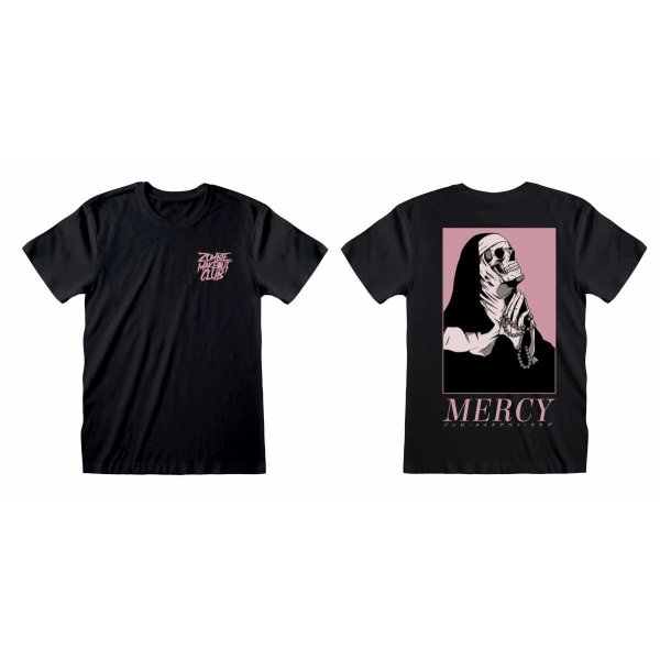 Zombie Makeout Club - Mercy Front and Back Print (Unisex Black T-Shirt) - Heroes Inc  - (Daywear / T-Shirt)