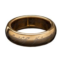 Herr der Ringe Wolfram-Ring Der Eine Ring (vergoldet) Größe 8