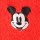 Disney Mickey - Logo Dressing Gown (Unisex Red Dressing Gown)