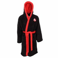 Ghostbusters - Logo (Unisex Black Dressing Gown) LRG/XL