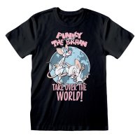 Animaniacs - Take Over The World (Unisex Black T-Shirt)