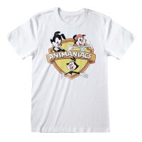 Animaniacs - Logo (Unisex White T-Shirt)