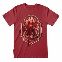 Marvel Dr Strange 2 - Scarlett Witch (Unisex Black T-Shirt)