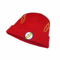 DC Flash - Logo (Beanie) (Unisex Red Beanie) One Size