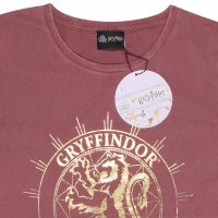 Superheroes Inc. Harry Potter - Gryffindor Constellation (Womens Acid Wash Maroon Premium T-Shirt)