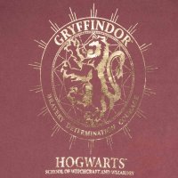 Superheroes Inc. Harry Potter - Gryffindor Constellation (Womens Acid Wash Maroon Premium T-Shirt)