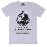 Helldivers 2 - Super Earth (Unisex Heather Grey T-Shirt)