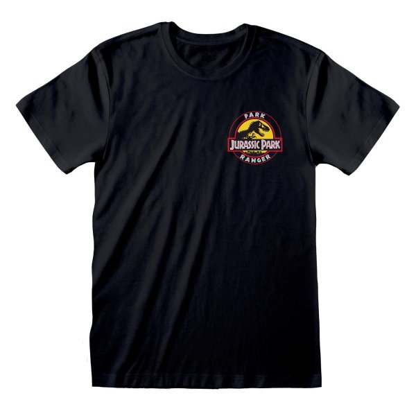 Jurassic Park - Park Ranger (Unisex Black T-Shirt)