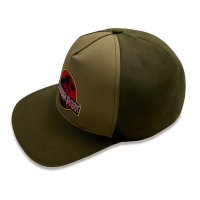 Jurassic Park - Circle Logo (Unisex Green Snapback Cap)...