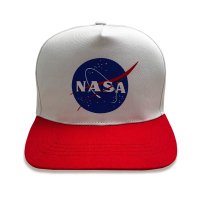 NASA - Swish (Unisex White Baseball Cap) One Size