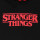 Superheroes Inc. Stranger Things - Logo (Unisex Black Contrast Pullover Hoodie)