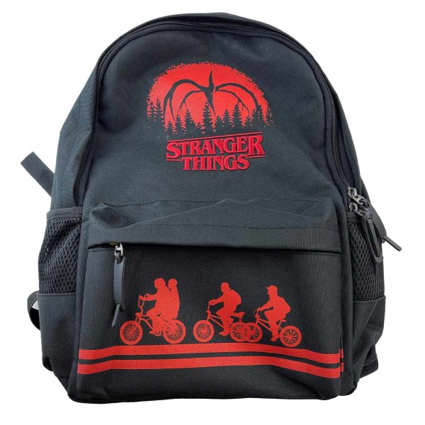 Stranger Things - Logo Bikes Backpack (Unisex Black/Red Backpack) One Size