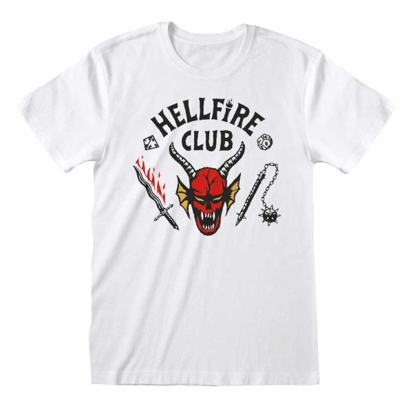 ** Stranger Things - Hellfire Club Logo White **