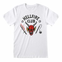 Stranger Things - Hellfire Club ( Unisex White T-Shirt)