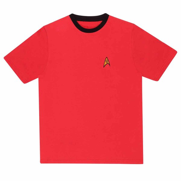 Star Trek - Red Uniform (Unisex Red Ringer T-Shirt)