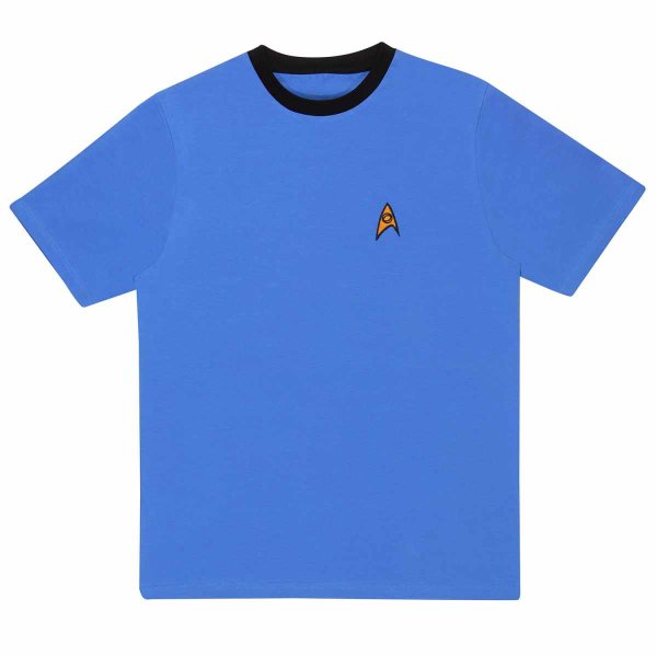 Star Trek - Blue Uniform (Unisex Blue Ringer T-Shirt)