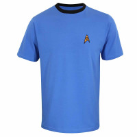 Star Trek - Blue Uniform (Unisex Blue Ringer T-Shirt)