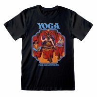 Steven Rhodes - Yoga For Beginners (Unisex Black T-Shirt)