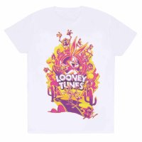 Looney Tunes WB100 - 100 9Unisex White T-Shirt)