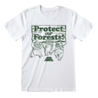 Star Wars - Protect our Forests (Unisex White T-Shirt)