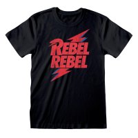 David Bowie - Rebel Rebel (Unisex Black T-Shirt)