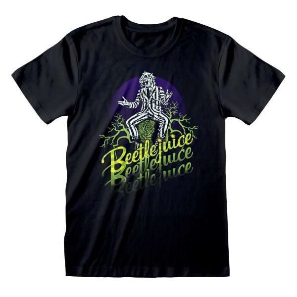 Beetlejuice - Triple B (Unisex Black T-Shirt)