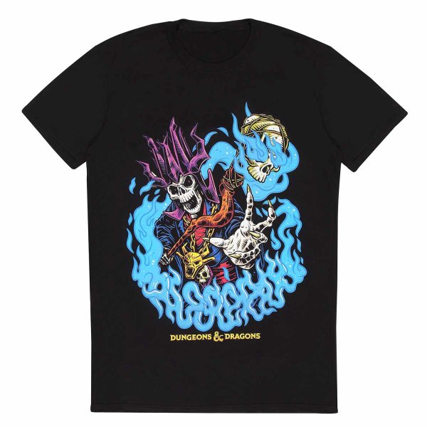 Dungeons And Dragons - Acerak Colour Pop (Unisex Black T-Shirt)