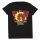 Dungeons And Dragons - Red Dragon Colour Pop (Unisex Black T-Shirt)