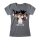 Gremlins - Fur Balls (Womens Charcoal Fitted T-Shirt)