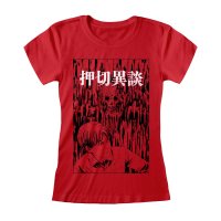 Junji-Ito - Dripping (Womens Red Fitted T-Shirt)