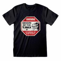 Jurassic World Dominion - Beware of T Rex (Unisex Black...