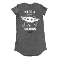 Star Wars: Mandalorian - Naps And Snacks (Womens Dark...