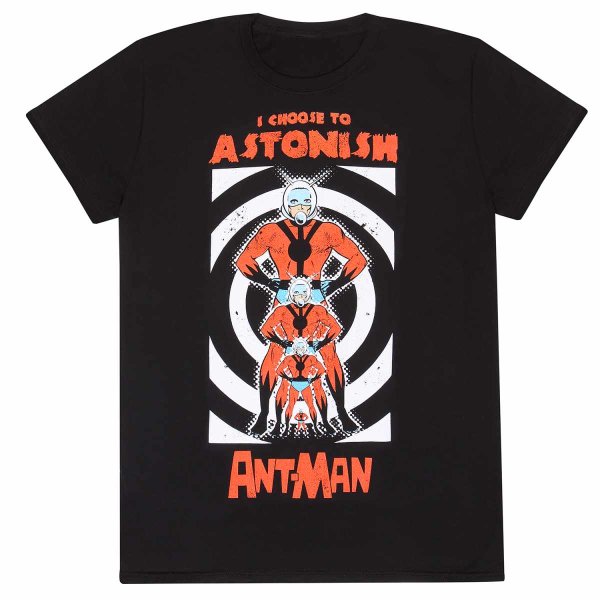 Marvel Comics - Astonish (Unisex Black T-Shirt)