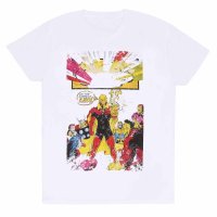 Marvel Comics Warlock - Gauntlet (Unisex White T-Shirt)