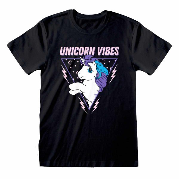 My Little Pony - Unicorn Vibes (Unisex Black T-Shirt)