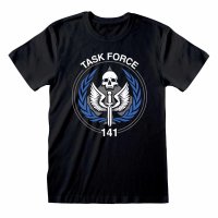 Call Of Duty: MW2 - Task Force 141 (Unisex Black T-Shirt)