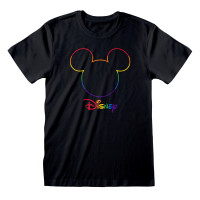 Disney - Silhouette (Unisex Black T-Shirt)