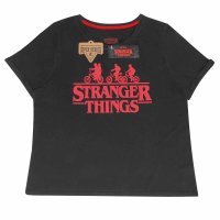 Stranger Things - Bike (Unisex Black Acid Wash Premium...