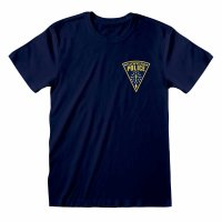 Stranger Things - Hawkins Police Badge (Unisex Navy T-Shirt)