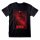 Superheroes Inc. DC The Batman - Red Smoke (Unisex Black T-Shirt)