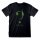 Superheroes Inc. DC The Batman - Riddler Silhouette (Unisex Black T-Shirt)