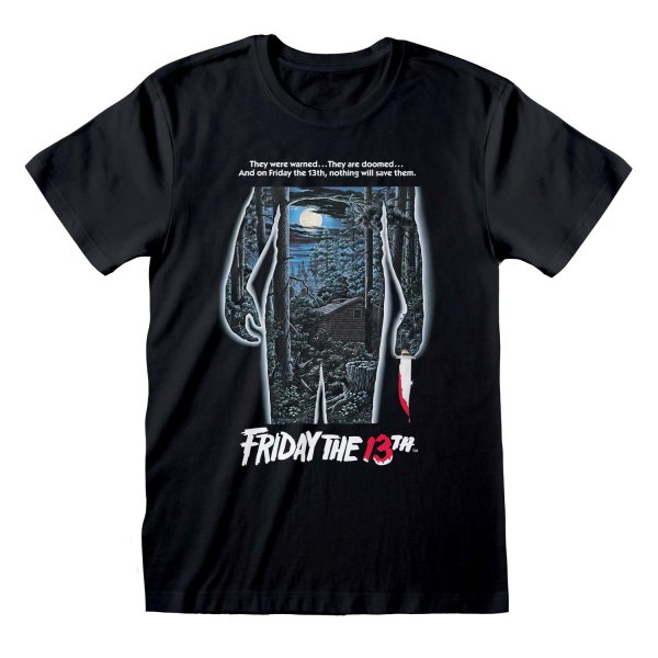 ** Friday The 13th - Poster (Unisex Black T-Shirt) **