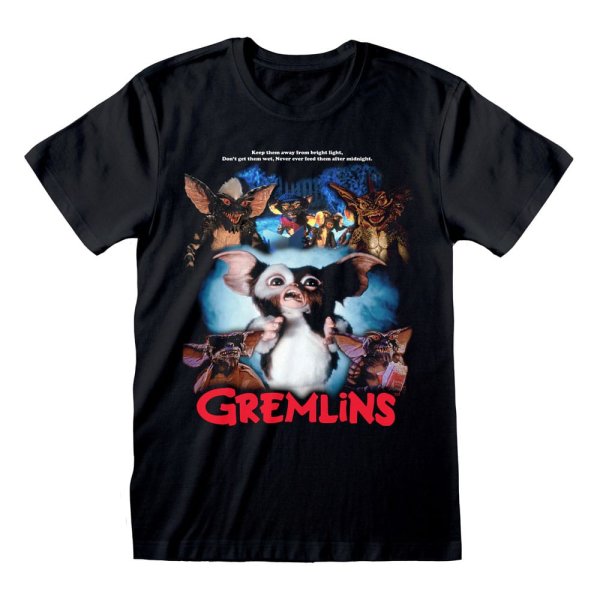 Gremlins T-Shirt Retro Poster Style  Größe S